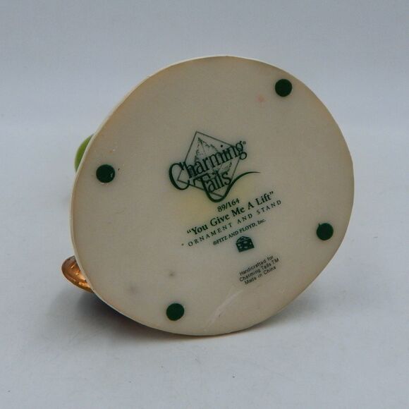 Fitz and Floyd Charming Tails You Give Me A Lift Birthday Figurine 89/164 Griff - Picture 8 of 11